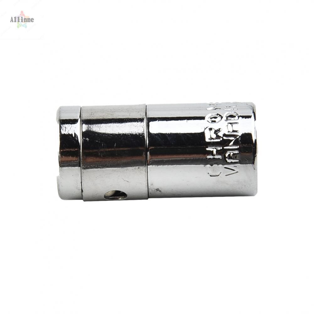 【ANME】Multi purpose Converter 1/4 Square Drive to 1/4 Hex Socket Bits Silver Color