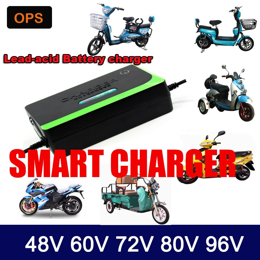 48V 60V 72V 96V 12AH 20AH 30AH 40AH 50AH 60AH Xe Đạp Điện Xe Tay Ga Sạc D5FL