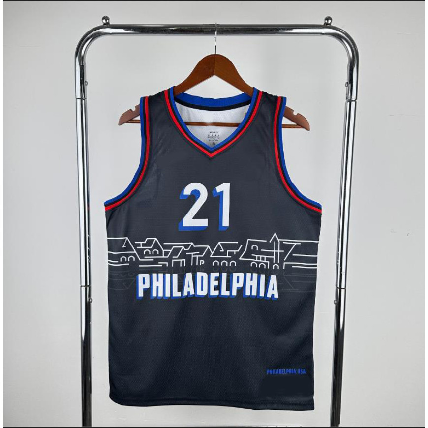 Áo bóng rổ Philadelphia 76ers City Edition Jersey phiên bản George Allen Iverson năm 2026
