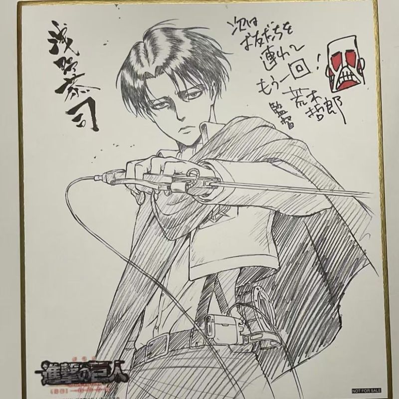 Tấn công Titan / Levi Ackerman / Tấn công Titan Levi Ackerman Giấy màu gốc / vpgb
