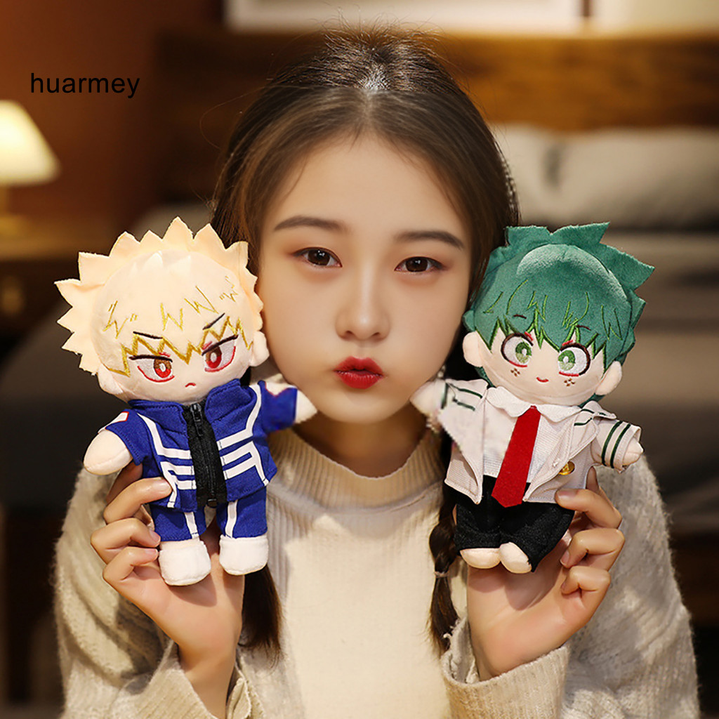 HUARMEY Anime Doll Nhẹ Anime Hình My Hero Academia Đồ Chơi Sang Trọng 20cm Anime Mềm Búp Bê Nhồi Bôn