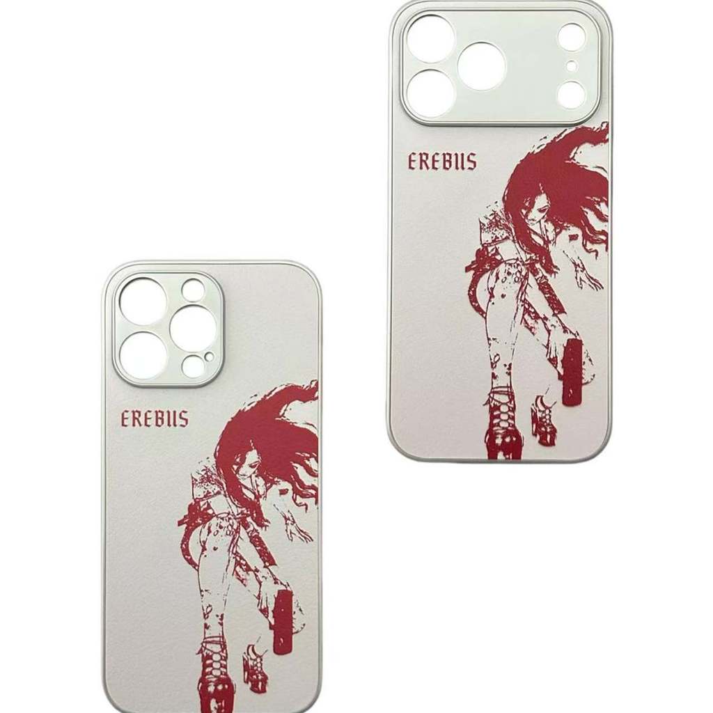 EREBUS 24FW Sun-Ken-Rock Akira Yoshizawa Giả Da Cừu In Hình Ốp Lưng Điện Thoại iphone Có Sẵn