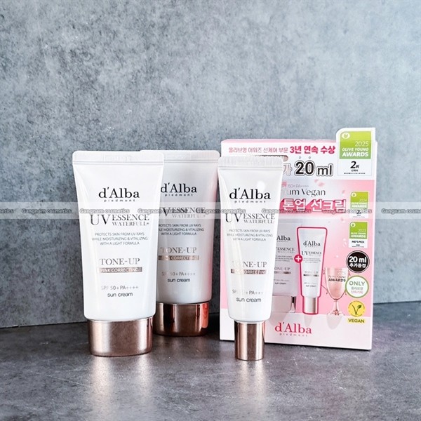 Set 3 tuýp kcn D'alba #pink 50ml x2ae + 20mlx1ae