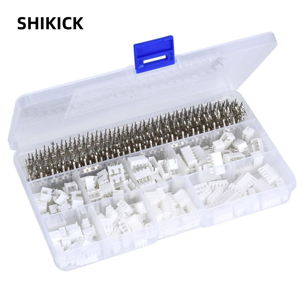 SHIKICK 560 CÁI Pin Connector Housing, JST-XHP2 / 3 / 4 / 5 Nam Nữ Shrouded Header, Bền 2.54mm Pitch