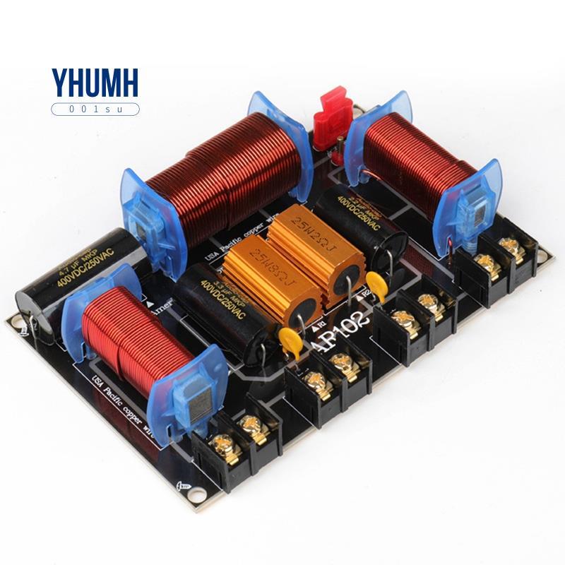 Loa chuyên nghiệp Crossover Bộ chia loa 3 chiều 200-500W 45Hz-23kHz Âm thanh 3 lỗ cho rạp hát tại nh