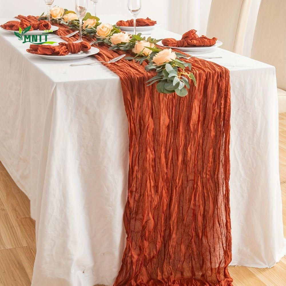 MNTT Trang trí đám cưới 90x180 / 300cm Trang trí bữa ăn dài