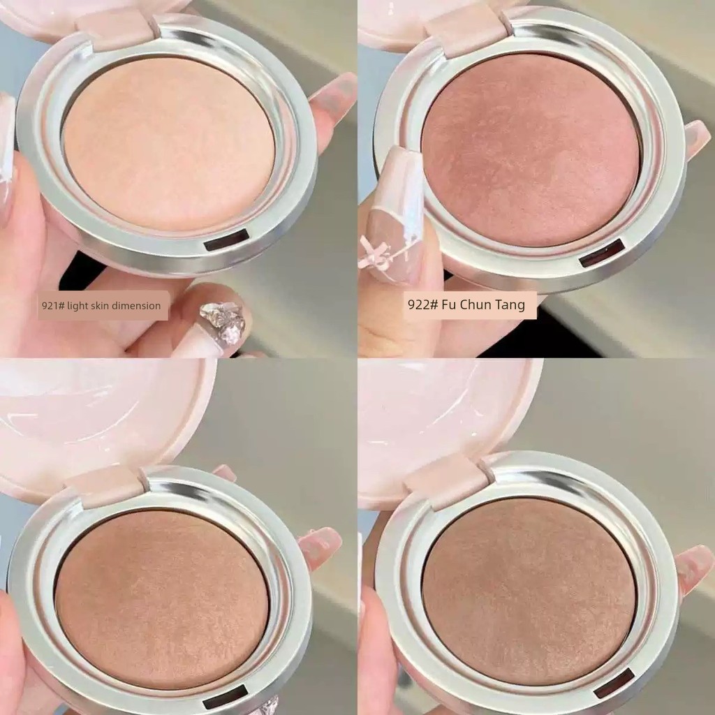phấn má hồng má hồng Spenny Spenny Spenny Baking Powder Soft Mist Blush Blush Purple Shrink Màu mở r