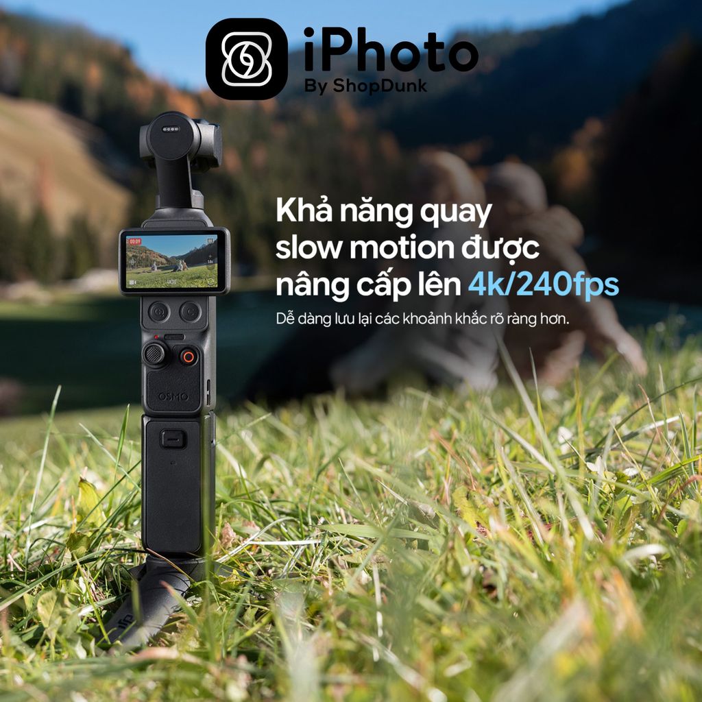 DJI Osmo Pocket 4 Gimbal Tích Hợp Camera Chất Lượng Cao, Bộ Nhớ Trong 107GB - Bảo Hành Chính Hãng | BigBuy360 - bigbuy360.vn