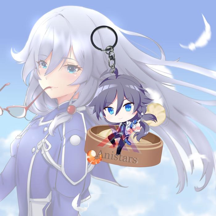 Gantungan Kunci Honkai Impact 3 Fu Hua - Souvenir - Key Chain