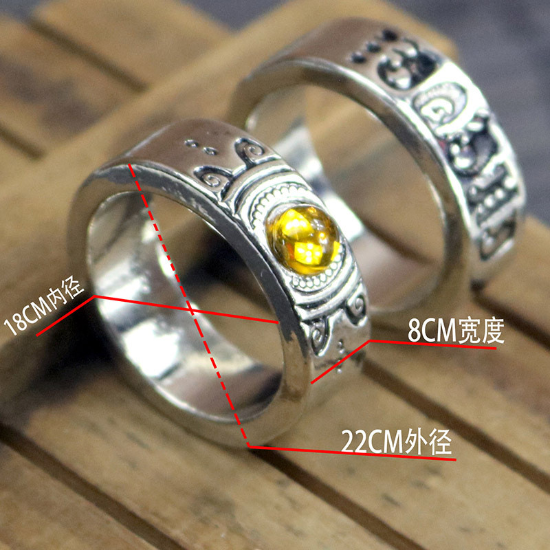 Nhẫn Madoka Soul Gem đa sắc - Trang sức từ series Cô gái ma thuật Madoka