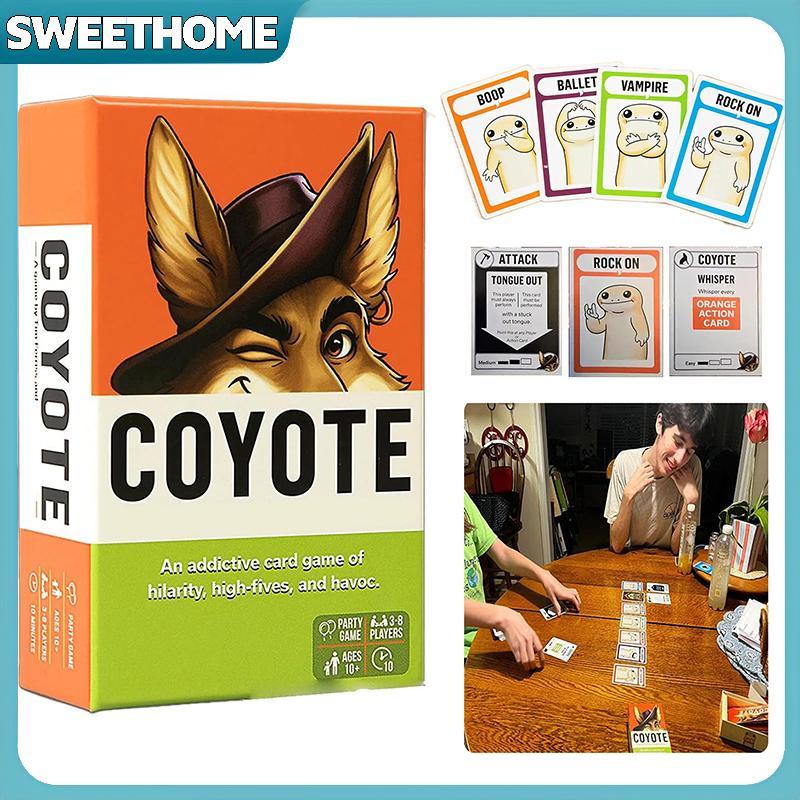 Trò chơi coyote SWEETOME, Trò chơi thẻ tiệc Coyote, Gặp gỡ trò chơi bài đóng gói hành động đầy đủ nă