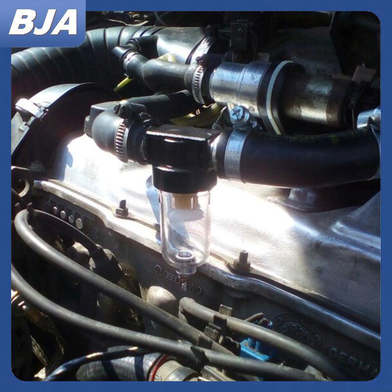 BJA Máy tách dầu động cơ mới Catch Can Reservoir Tank W / Breather Lọc vách ngăn BJA