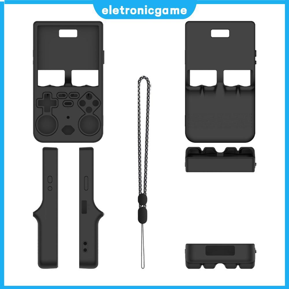 Hộp đựng cho máy chơi Game cầm tay R36 Ultra Retro Chống trầy xước và Ốp bảo vệ silicon màu đen có d