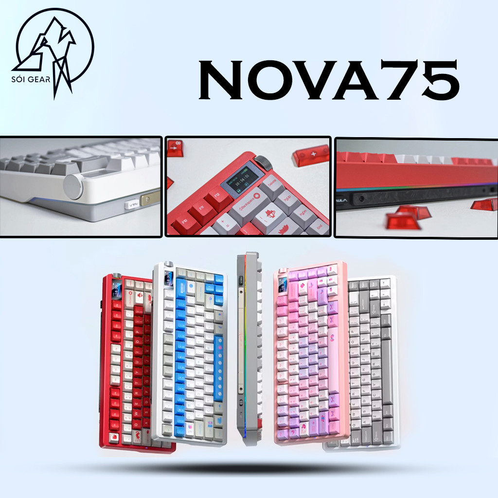 [HỎA TỐC HN - HCM] Bàn Phím Cơ AULA NOVA75