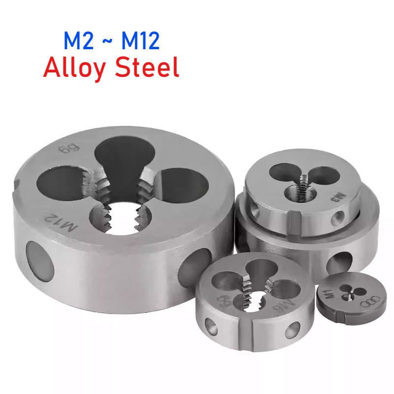 M2 M2.5 M3 M4 M5 M6 M8 M12 Số liệu ren tay trái tròn chết, ren ngược