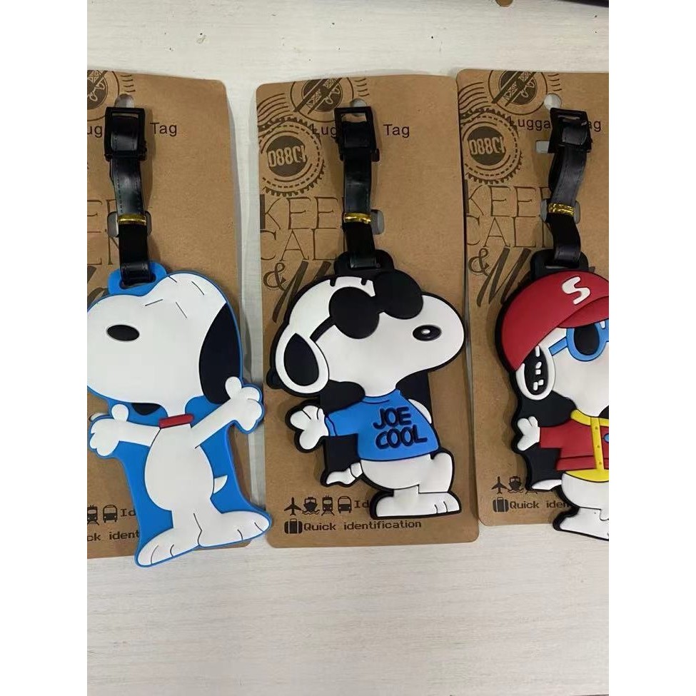X X2GY Travel Essential Board Pass Snoopy Charlie j Brown Puppy Thẻ hành lý
