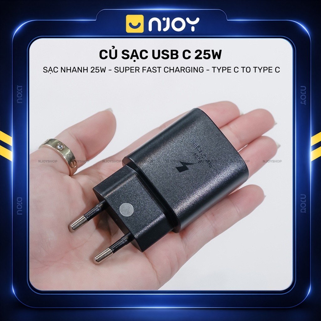 Củ Sạc Nhanh Samsung 25w Chân Cắm Type C Njoyshop