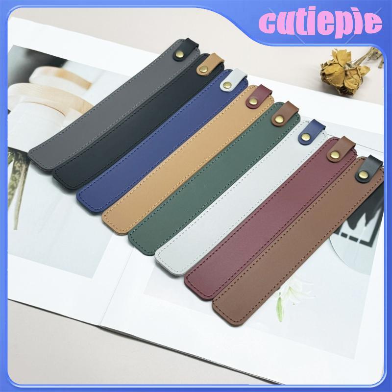 Cutie Retangular Leather Bookmarks Book Page Holder Novel Page Markers For Book Lovers