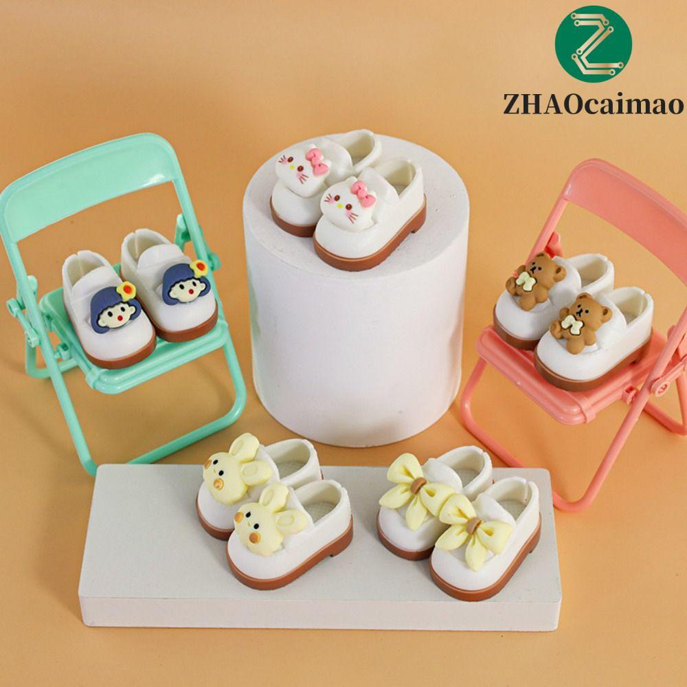 ZHAOcaimao Giày Keo Mềm Búp Bê ZHAOCAIMAO, 1 / 6 Búp Bê Nơ 1 / 6 Búp Bê Giày Búp Bê, Giày Búp Bê BJD
