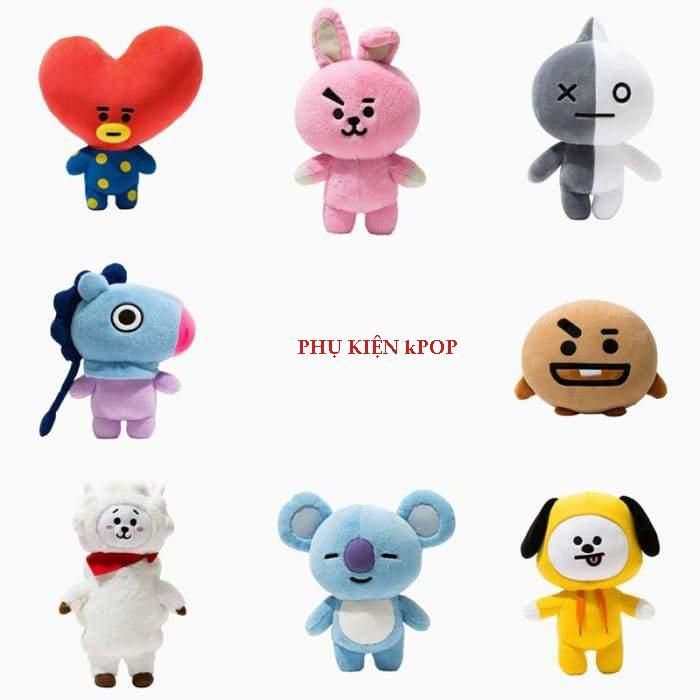 Doll BT21 loại xịn gấu bông bt21 có chân tay lên đến 40cm [tongkho36]