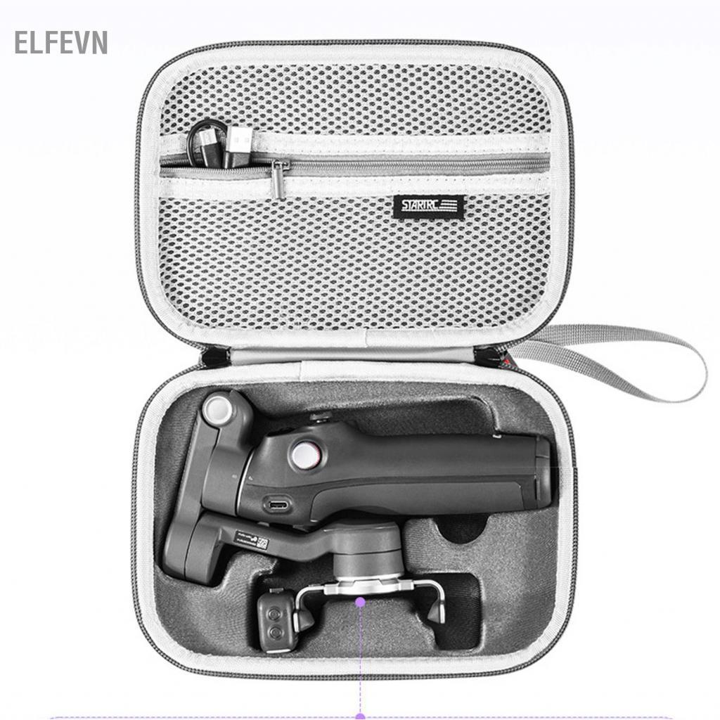 Elfevn Hộp đựng du lịch ổn định điện thoại Hộp chống sốc bằng sợi Polyurethane bên trong cho OM7