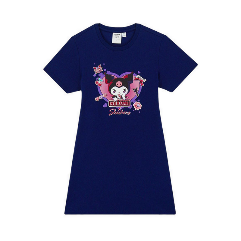 Váy Skechers Girl Knit Dress - Navy