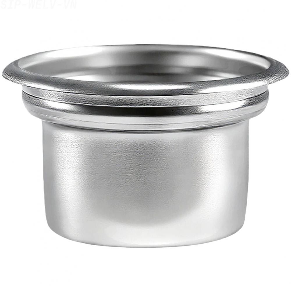 {WELV}58mm stainless steel coffee filter basket for 4 cups compatible with 58mm