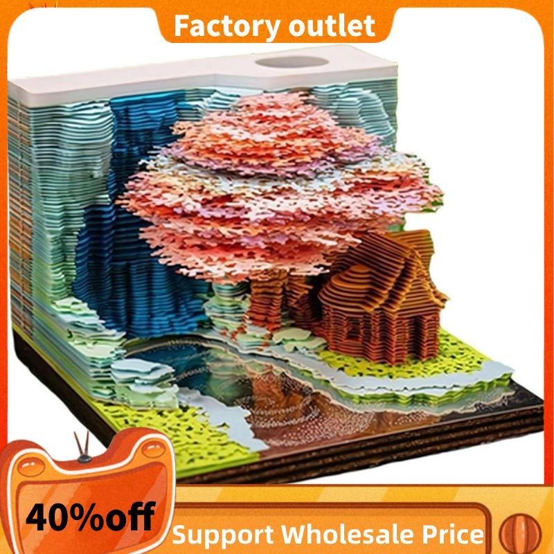 3D Tear Away Art Lịch hàng tuần 2025 có đèn Led, Rip Away Lịch Art 3D, Kéo ra Lịch hàng tuần 2025 3D