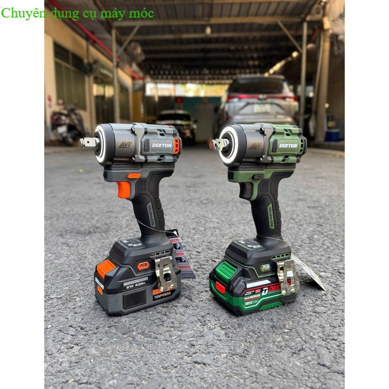 Máy siết bulong Dekton thế hệ GEN 4 680N.m - M21-IW680Promax/Lực siết 680N.m/Chân  phổ thông Chuyên 