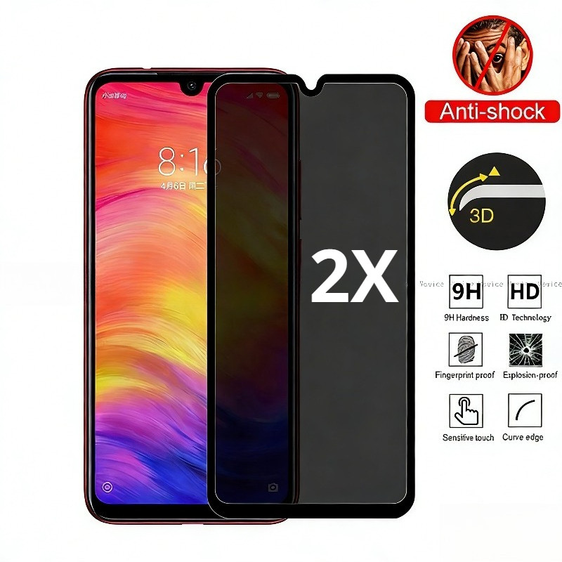 1-2 Chiếc Bảo Vệ Màn Hình Cho Umidigi G9T G9C G9A G9 G5A G5 Mecha 5G Chống Gián Điệp Riêng Tư Đen Cạ