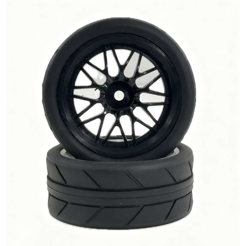 RC Grip TiresTires & Wheel sets For HSP HPI 1/10 1:10 On-Road Racing Car T136B