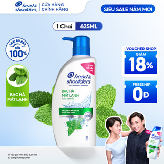  Dầu Gội HEAD & SHOULDERS Bạc Hà Mát Lạnh Chai 625ML 