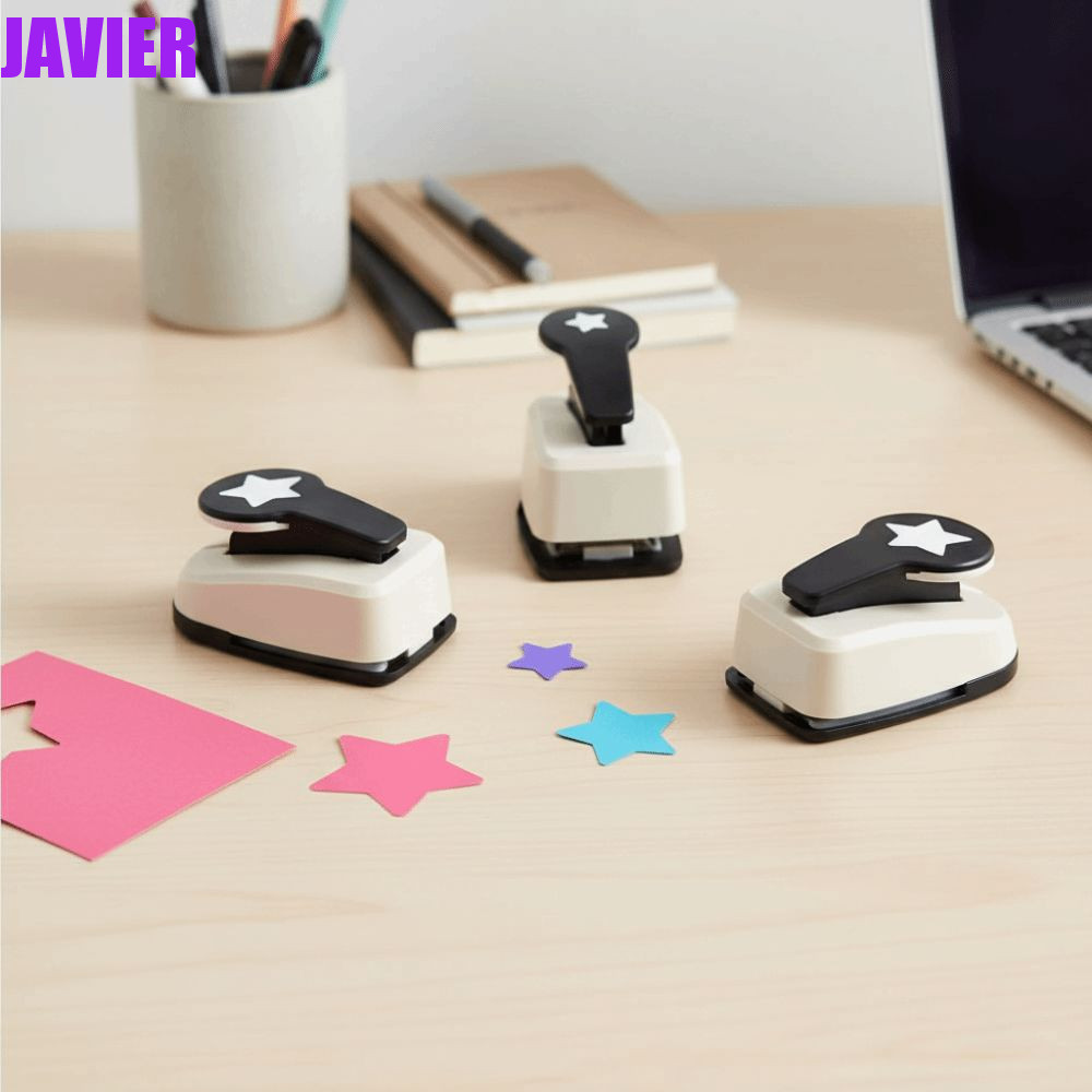 JAVIER Scrapbooking Punches Maker, Arts Crafts DIY Craft Hole Puncher, Color Heart Punch Paper Punch