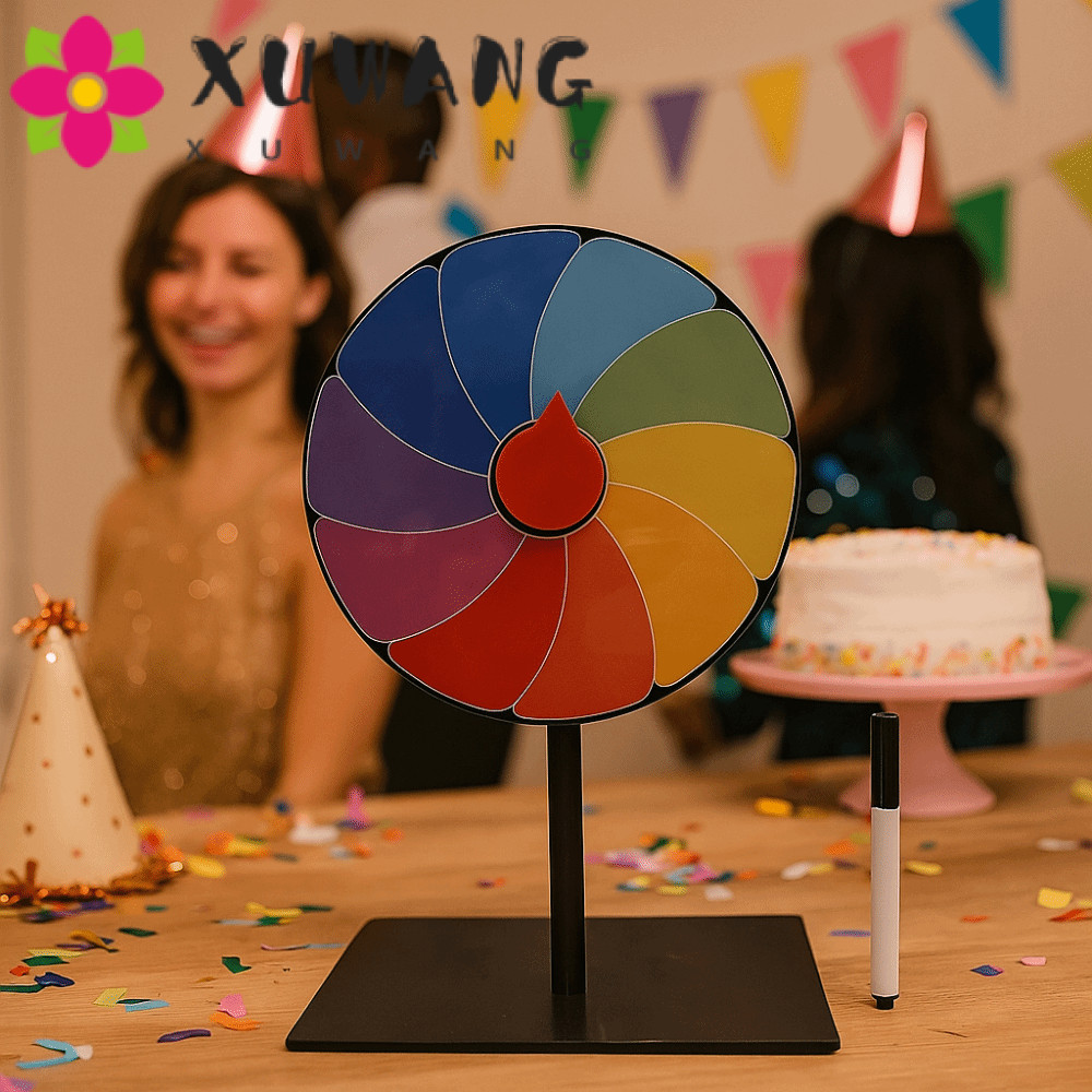 XUWANG Màu Roulette Bánh Xe Spinner Trò Chơi Giảng Dạy Hoạt Động Đạo Cụ Tradeshow Pub