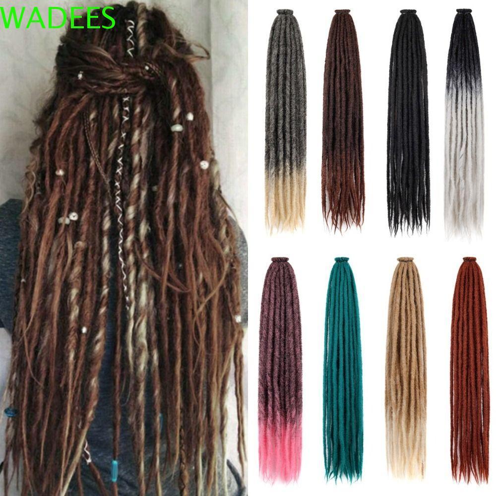 WADEES - Dây Nối Dreadlock Tổng Hợp 36 Inch, Màu Ombre Hippie & Reggae Style
