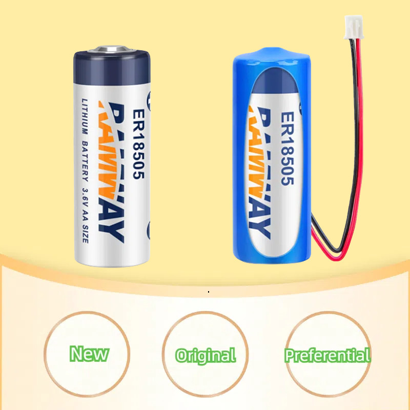 2024 Chính Hãng Ramway ER18505 Pin Cắm Thẻ Đồng Hồ Nước Thông Minh Pin 3.6V Đồng Hồ Đo Lưu Lượng Ser