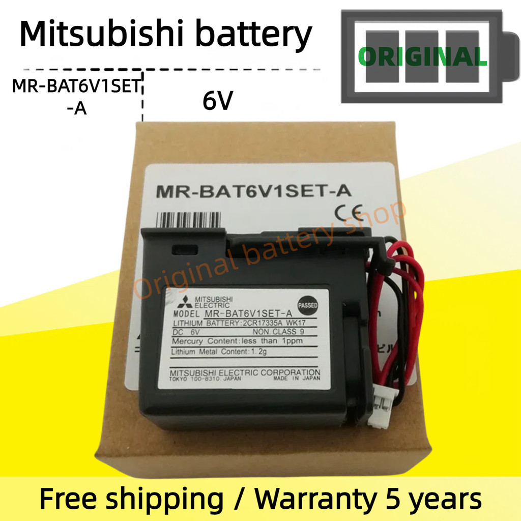 Pin Lithium Mitsubishi MR-JE Servo MR-BAT6V1SET-A 6V 2CR17335A WK17 Pin