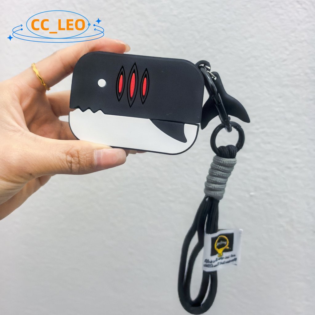 for VIVO TWS 5 Case 3D Cartoon Whale Cute Silicone Soft Case IQOO TWS 5 Transparent Soft Case Suitab