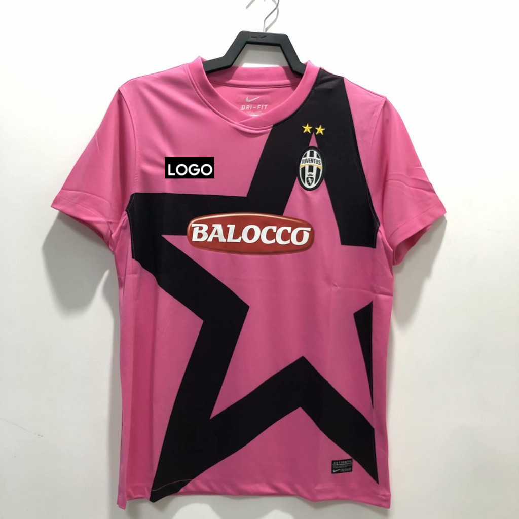 Áo Đấu Cổ Điển Màu Hồng Juventus cho Bóng Đá