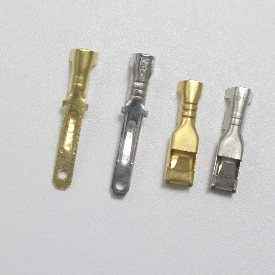 Túi 100 Cái Đầu Cos Cái 2.8mm Đồng Mạ Cos Điện Cos Ghim Dẫn Điện Tốt