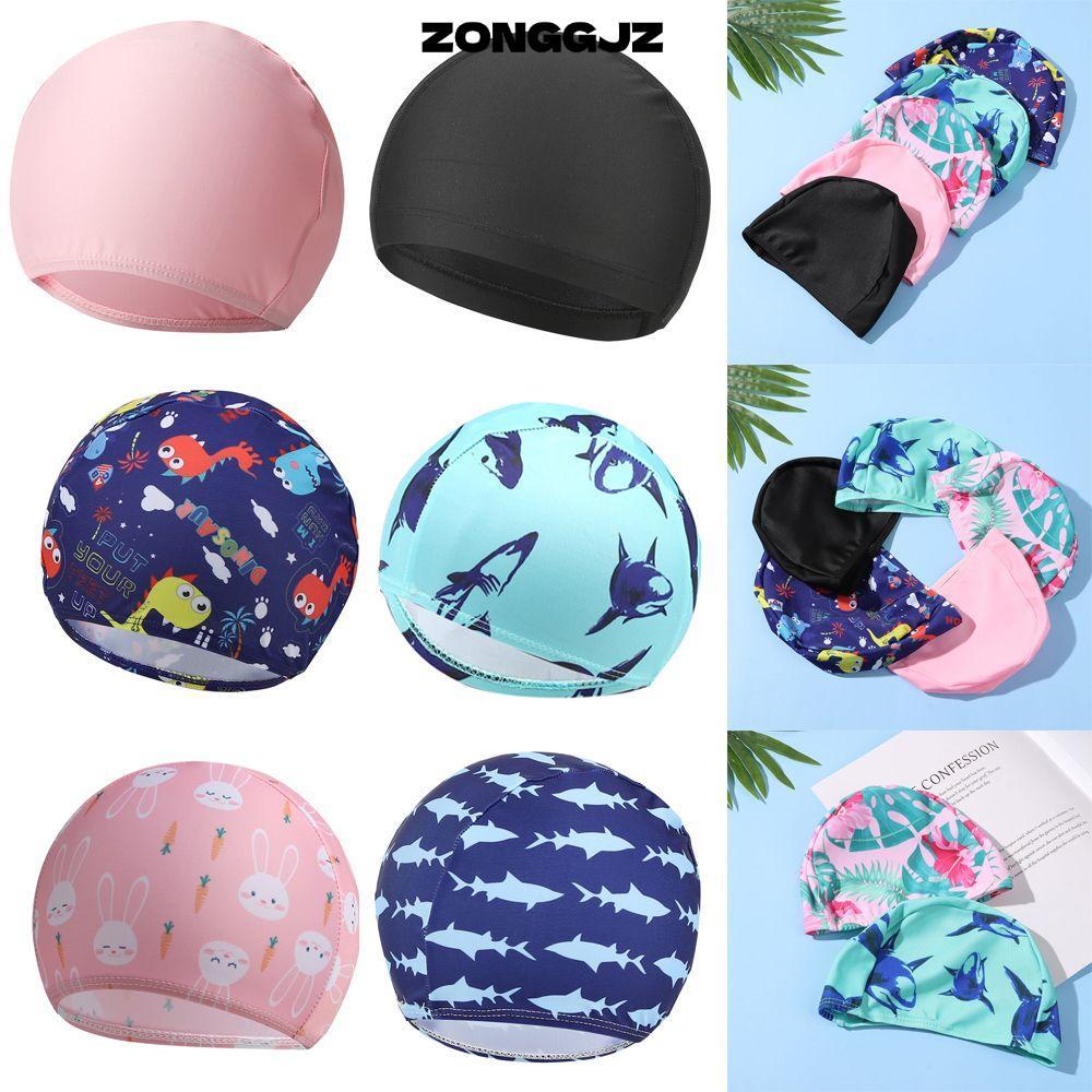 ZONGGJZ Bể Bơi Mũ Cá Mập Cá Sấu Bảo Vệ Tai Trẻ Em Mũ Tắm