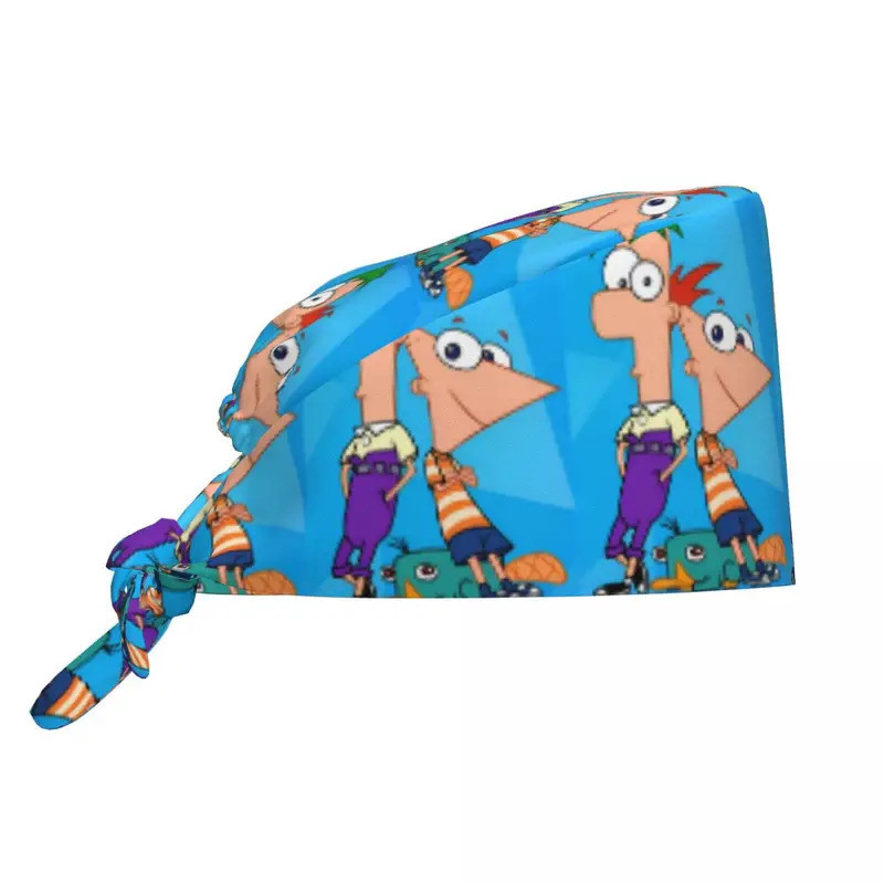 Tùy Chỉnh Có Thể Điều Chỉnh Perry The Platypus Mũ Làm Việc Nam Nữ Phineas Và Ferb Chà Mũ Chà Chà Điề