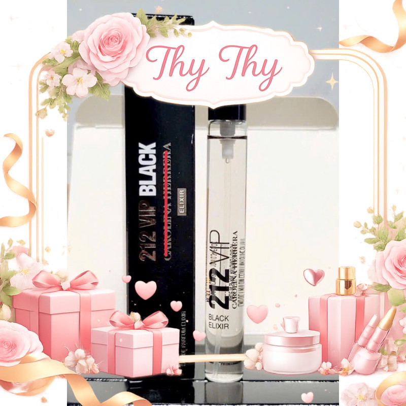 Nước hoa nam mini 212 VIP Black Elixir 10ml