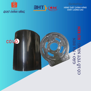 Bộ gáo quạt không răng đen (ốp động cơ quạt) B4 & b5 3HT