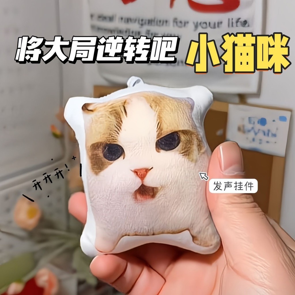 Vui Nhộn Sáng Tạo Đức Treo Berlin Giọng Nói Treo Berlin Giọng Nói Mèo Đánh Meow Giọng Nói Búp Bê Móc