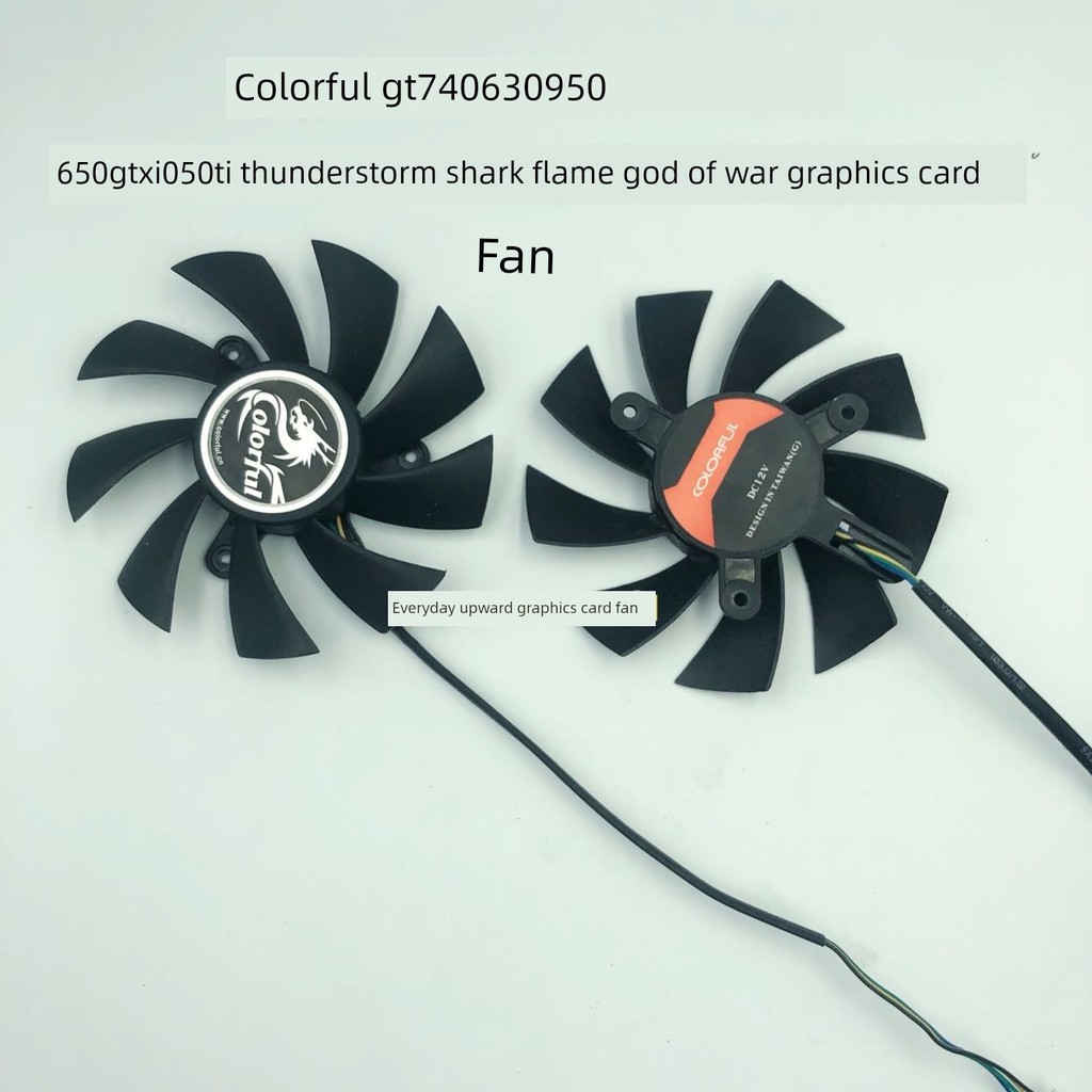 Màu Sắc Cầu Vồng GT740 630 950 650GTX1050TI Ray Storm Shark God of War Card Đồ Họa Điều Khiển Nhiệt 