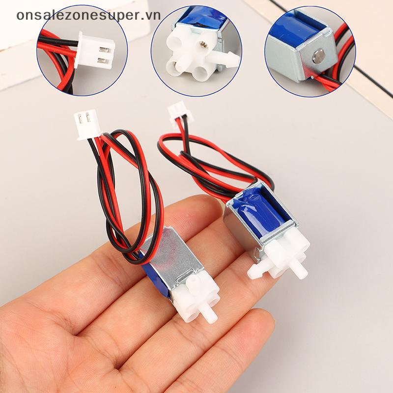 Ons Mini Solenoid Valve DC 3.7V 6V 12V Van điện từ hai chiều điều khiển xả nước tại