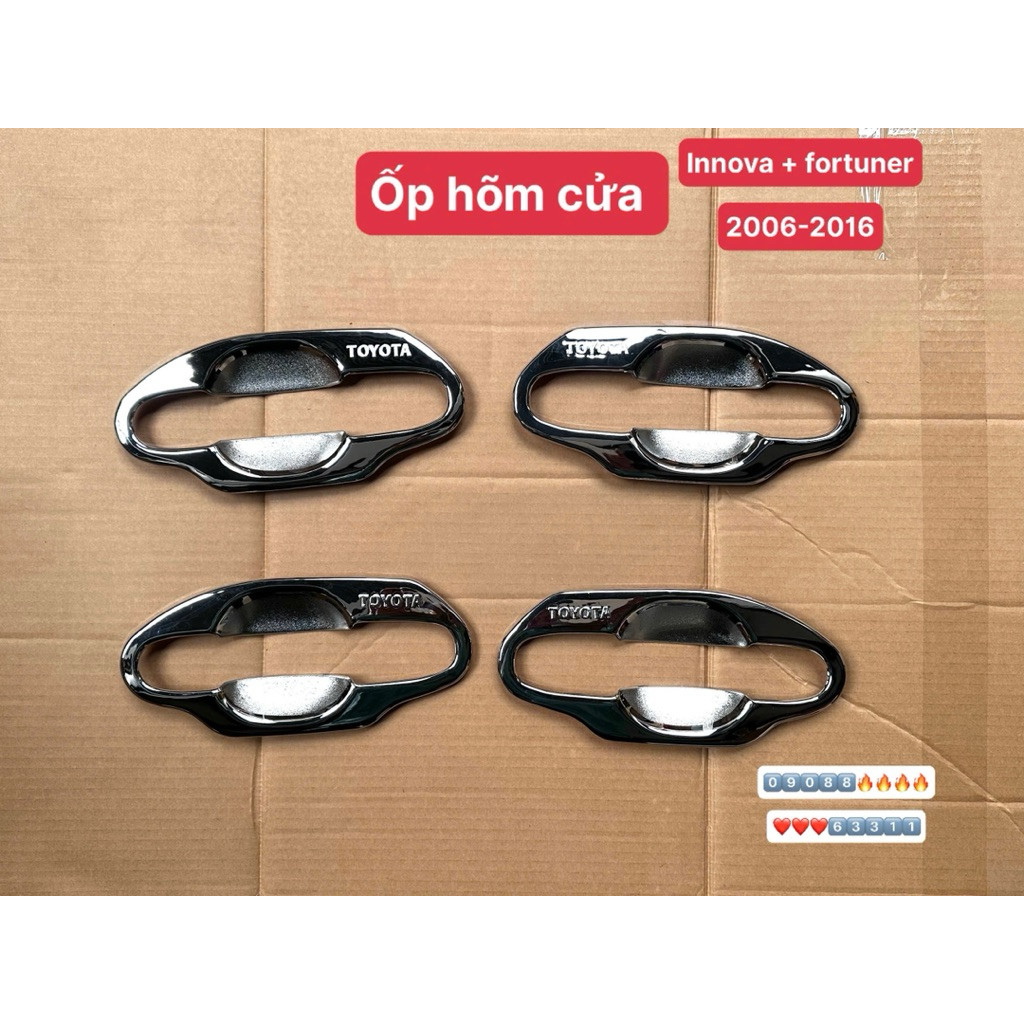 🔥TOYOTA INNOVA - FORTUNER - Ốp tay nắm cửa / ốp hõm cửa innova - fortuner