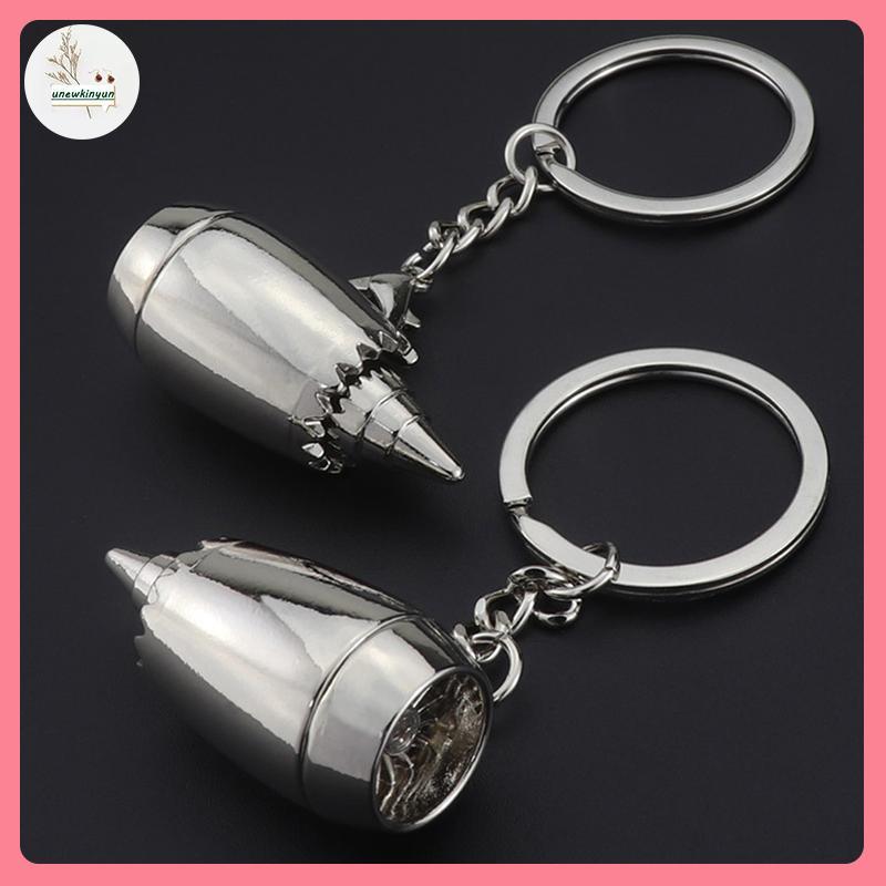 UU Kim Loại Mới 3D Máy Bay Hàng Không Mô Hình Động Cơ Móc Khóa Mini Jet Động Cơ Móc Khóa Quà Tặng VN