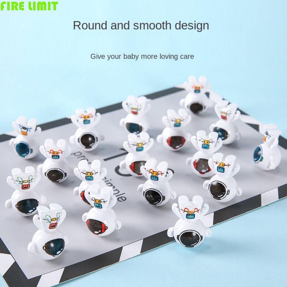 FIRE LIMIT 10 Chiếc Ngược Mini Tumbler Đồ Chơi, Spaceman Swing Spaceman Phi Hành Gia Để Bàn Bauble, 